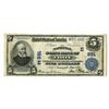 Image 1 : NY. National State Bank of Troy, New York, $5 PB, Series of 1902, Ch# E-991, Issued Banknote.