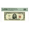 Image 1 : U. S. Legal Tender Note, $5, Series 1963, Fr.# 1536*, Issued Star Note.
