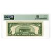 Image 2 : U.S. Silver Certificate, $5, Series of 1934C, Fr.1653W Wide (NA Block), Issued Banknote.