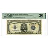 Image 1 : U.S. Silver Certificate, $5, Series of 1934D, Fr#1654Wi*, Issued Star Note.