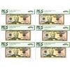 Image 1 : U.S. Federal Reserve Notes, $50, Series of 2004, Fr. 2128-G*, 5 Sequential & 1 Additional Star Notes