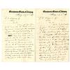 Image 1 : NY. Merchants Bank of Albany, 1863, Pair of Letters Requesting Firearms