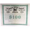 Image 1 : El Capitan Mining Co. 1882 I/U Coupon Bond Signed by J. Adriance Bush as trustee.