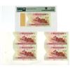Image 2 : DuraNote Polymer Paper Advertising Note Pair, ND (ca.1989-1994), Dura Note and Uncut Sheet of 4 Dura
