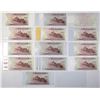 Image 2 : U.S. & Canada. DuraNote Polymer Test-Advertising Note Collection with 14 Different Security Devices,