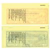 Image 2 : Wells Fargo & Co., ND (1900 to 1920s), Specimen Traveler's Check Pair