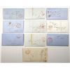 Image 1 : NY. Stampless Cover Collection from the Correspondence of the American Exchange Bank, 1853 to 1855