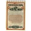 Image 1 : MO. St. Joseph Traction and Lighting Co., 1893, Specimen Gold Coupon Bond