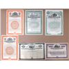 Image 1 : Missouri, Texas, and Illinois, 1879 to 1928 Specimen Railroad Bond Collection