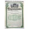 Image 1 : NY. Manhattan Railway Co., 1890, Specimen Gold Coupon Bond.