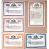 Image 1 : OH. MI. Pennsylvania, Ohio and Detroit Railroad Co., 1931, Collection of Specimen Gold Bonds with "G