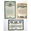 Image 1 : TN. Nashville, Chattanooga & St. Louis Railway, 1888 & 1928 Specimen Gold Bond Trio