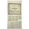 Image 1 : TX. Galveston, Houston & Henderson Rail Road Co., 1857. I/U Bond with Attached $40 Bearer Share Cert