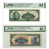 Image 1 : China. Central Bank of China & Kwangtung Provincial Bank, 1949, Issued Banknote Pair.