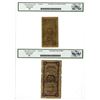 Image 2 : China. Kiangsu Farmers Bank, 1936, Issue Banknote Pair.