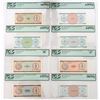 Image 1 : Cuba. Banco Nacional de Cuba Foreign Exchange Certificates, ND (1985), Issued Banknote Assortment.