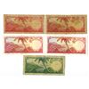 Image 2 : East Caribbean States. East Caribbean Currency Authority, ND (1965), Issued Group of 5 Banknotes.