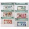 Image 1 : Ghana & Kenya. Bank of Ghana & Central Bank of Kenya, 1977 to 1982, Issued Group of 6 Banknotes.