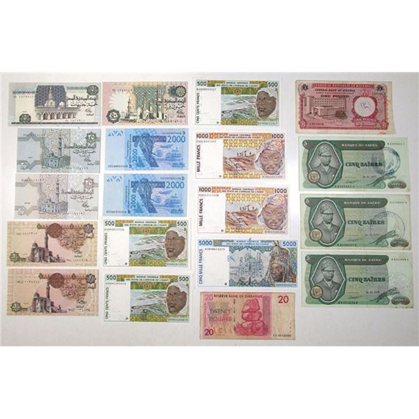 Africa Issued Banknote Collection, ND (1967) to 2003.