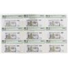 Image 1 : Zimbabwe. Reserve Bank of Zimbabwe, 2003, Group of 9 Issued Banknotes.