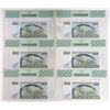 Image 2 : Zimbabwe. Reserve Bank of Zimbabwe, 2003, Issued Group of 6 Banknotes.