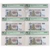 Image 1 : Zimbabwe. Reserve Bank of Zimbabwe, 2003, Issued Group of 6 Banknotes.