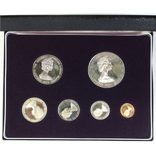 British Virgin Islands First Coinage Proof Set of 1973