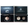 Image 1 : U.S. Mint Columbus Quincentenary Coins & Benjamin Franklin Commemorative Silver Dollar, 1992 and 200