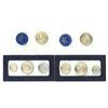 Image 2 : U.S. Bicentennial Uncirculated Set and Eisenhower Uncirculated Silver Dollars, 1973 and 1979