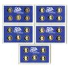 Image 2 : U.S. Mint, 50 State Quarters Proof Sets from 2002; 2004; 2005; 2006; and, 2008, 5 Proof Sets.