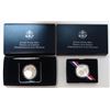Image 1 : U.S. Uncirculated and Proof Thomas Alva Edison Silver Dollar Pair, 2004