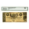 Image 1 : OH. Cincinnati & Whitewater Canal Co., December 24, 1840, Issued Obsolete Banknote.