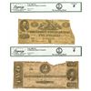 Image 1 : VA. Confederate States of America, 1862 and 1863, Issued Banknote Pair.
