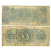 Image 2 : VA. Confederate States of America, 1863, I/C Banknote Pair.