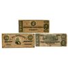 Image 1 : VA. Confederate States of America, 1864, Issued Banknote Trio.