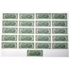 Image 2 : PA. Federal Reserve Notes, $2, Series of 1976, Fr.# 1935C, Issued Group of 21 Banknotes with Bicente