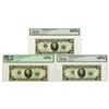 Image 1 : U.S. Federal Reserve Notes, $20, Series 1963A and Series 1981, Issued Star Note Trio.