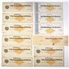 Image 1 : Dallas, Ft. Worth, and, Galveston, Texas.  Imprinted Revenue Checks with RN-G1 Revenues, all U/U and