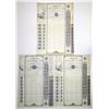 Image 2 : Chile. Caja de Credito Hipotecario, ND (1900 to 1930s), Specimen Series A "6%-1%" Coupon Bond Trio.