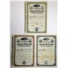 Image 1 : Ecuador. Banco de Credito Hipotecario, ND (1880 to 1920s), Specimen Coupon Bond Trio.