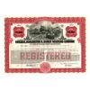 Image 1 : il. Chicago, Burlington and Quincy Railroad Co., 1946, Specimen "Series of 1985" Registered 3 1/8% B