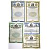 Image 1 : ME. United Light and Railways Co. 1923, Specimen (Coupon and Registered) Gold Bond Quintet.