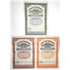Image 1 : MA. City of Boston, Rapid Transit Loan, 1923 and 1924 Specimen Coupon Bond Trio