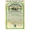 Image 1 : MO. & AR. St. Louis, Iron Mountain and Southern Railway Co., 1881, Specimen Gold Coupon Bond