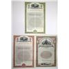 Image 1 : NY. Bush Terminal Buildings Co., 1910 and 1952, Specimen Registered & Coupon Bond Trio