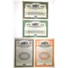 Image 1 : NY. New York, Chicago and St. Louis Railroad Co. 1925 and 1928, Specimen 5 1/2% Gold Bond Quartet