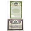 Image 1 : OH & MI. Pennsylvania, Ohio and Detroit Railroad Co., 1927, Specimen Bond Pair