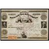 Image 1 : NY. Erie & the North East Rail Road Co., 1864 I/C Stock Certificate