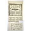 Image 1 : TX. Galveston, Houston & Henderson Rail Road Co., 1857. I/U Bond with Attached $40 Bearer Share Cert