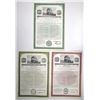 Image 1 : Wisconsin. Northern Pacific Railway Equipment Trust, 1960 Specimen Bond Trio